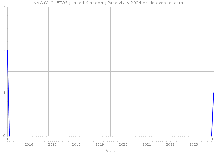 AMAYA CUETOS (United Kingdom) Page visits 2024 
