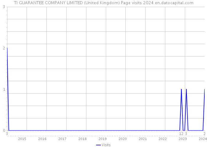 TI GUARANTEE COMPANY LIMITED (United Kingdom) Page visits 2024 