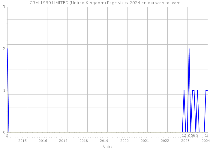 CRM 1999 LIMITED (United Kingdom) Page visits 2024 