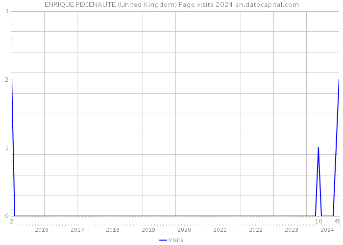 ENRIQUE PEGENAUTE (United Kingdom) Page visits 2024 