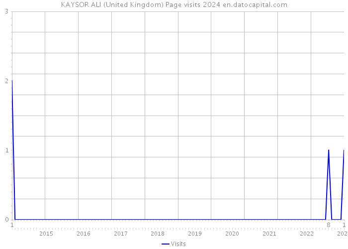 KAYSOR ALI (United Kingdom) Page visits 2024 