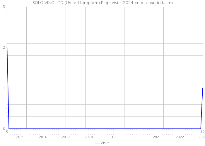 SOLO VINO LTD (United Kingdom) Page visits 2024 