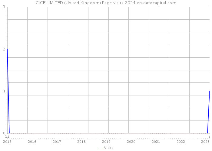 CICE LIMITED (United Kingdom) Page visits 2024 