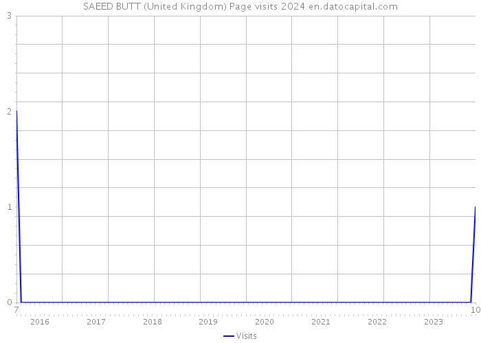 SAEED BUTT (United Kingdom) Page visits 2024 