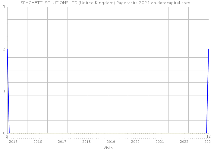 SPAGHETTI SOLUTIONS LTD (United Kingdom) Page visits 2024 