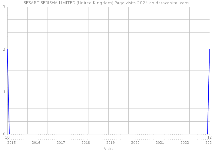 BESART BERISHA LIMITED (United Kingdom) Page visits 2024 