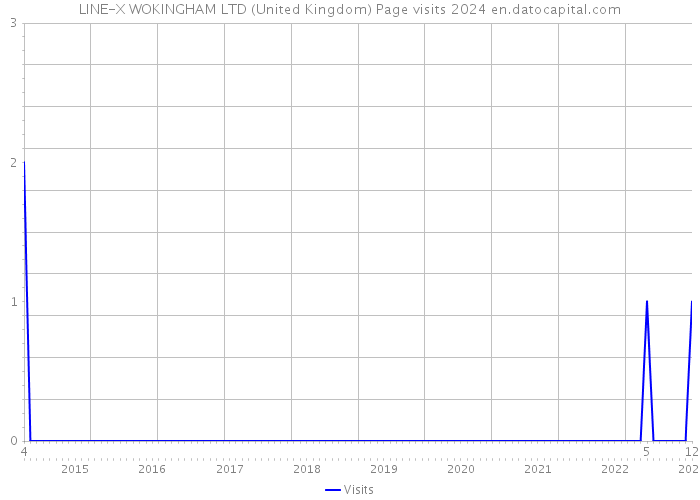 LINE-X WOKINGHAM LTD (United Kingdom) Page visits 2024 