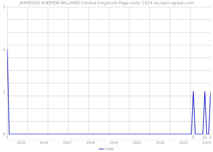 JAMIESON ANDREW WILLIAMS (United Kingdom) Page visits 2024 