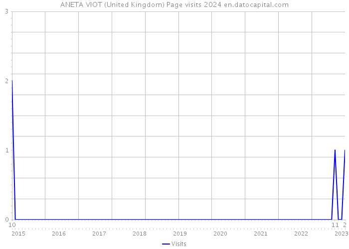 ANETA VIOT (United Kingdom) Page visits 2024 