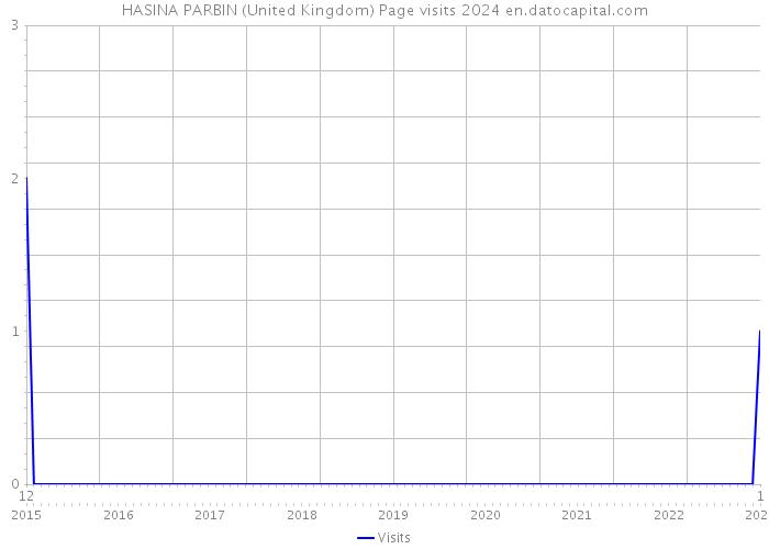 HASINA PARBIN (United Kingdom) Page visits 2024 
