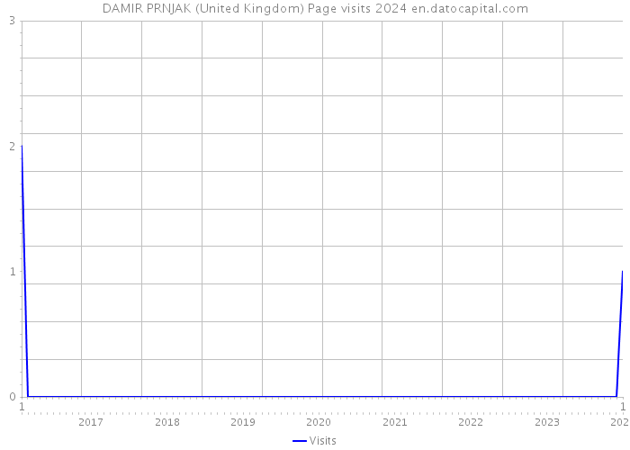 DAMIR PRNJAK (United Kingdom) Page visits 2024 
