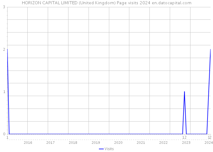 HORIZON CAPITAL LIMITED (United Kingdom) Page visits 2024 