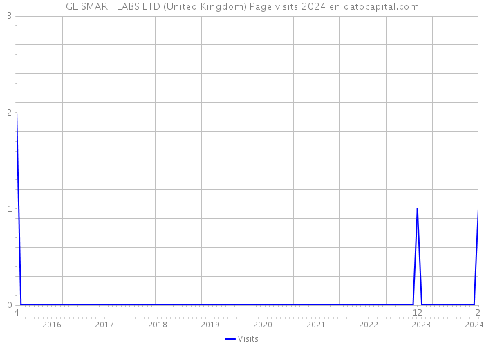 GE SMART LABS LTD (United Kingdom) Page visits 2024 