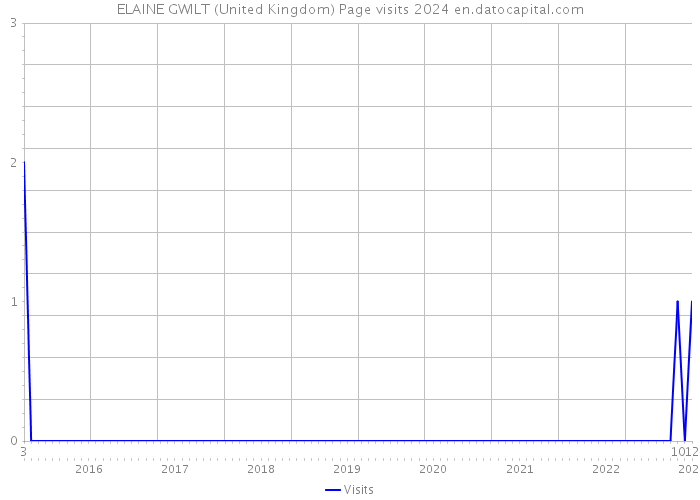 ELAINE GWILT (United Kingdom) Page visits 2024 
