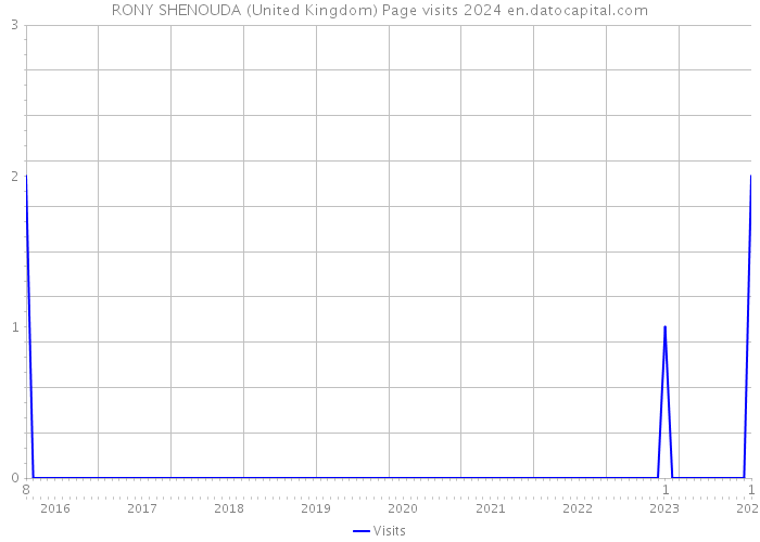 RONY SHENOUDA (United Kingdom) Page visits 2024 
