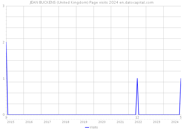JEAN BUCKENS (United Kingdom) Page visits 2024 