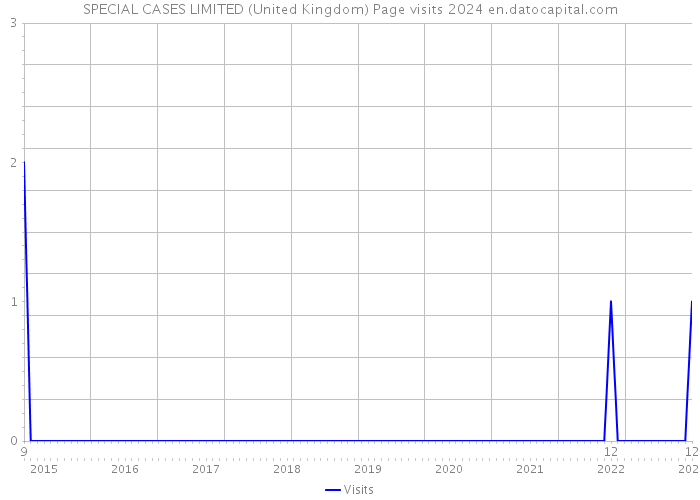 SPECIAL CASES LIMITED (United Kingdom) Page visits 2024 