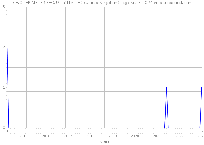B.E.C PERIMETER SECURITY LIMITED (United Kingdom) Page visits 2024 