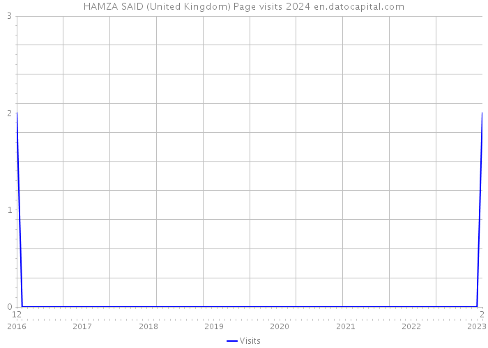 HAMZA SAID (United Kingdom) Page visits 2024 