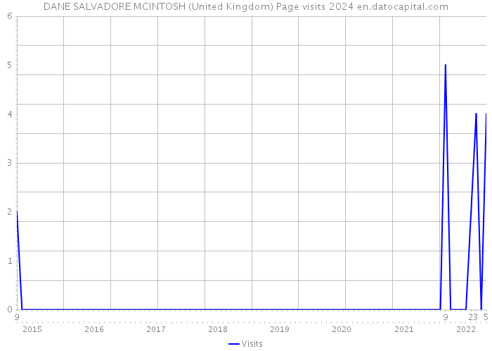 DANE SALVADORE MCINTOSH (United Kingdom) Page visits 2024 
