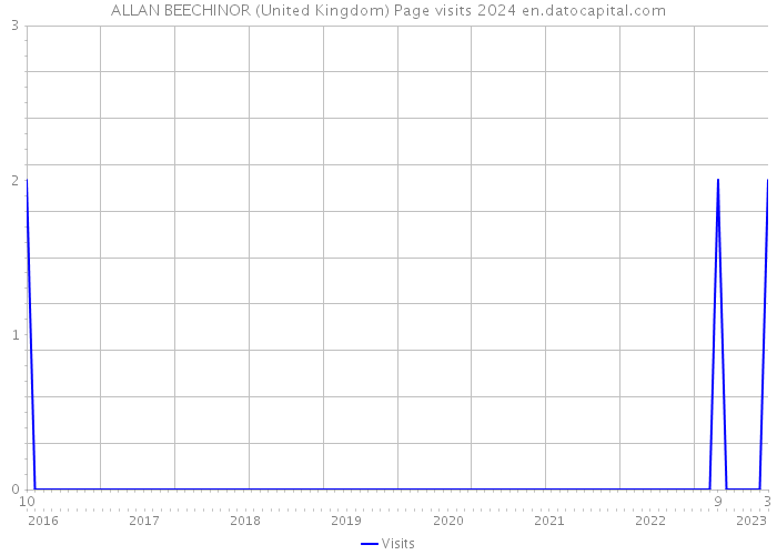 ALLAN BEECHINOR (United Kingdom) Page visits 2024 