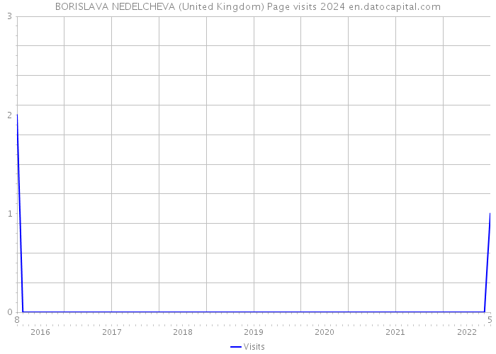 BORISLAVA NEDELCHEVA (United Kingdom) Page visits 2024 