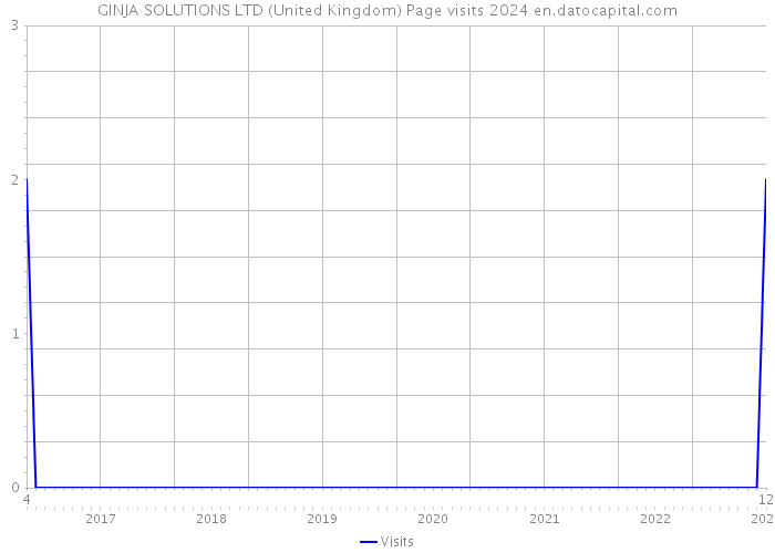 GINJA SOLUTIONS LTD (United Kingdom) Page visits 2024 