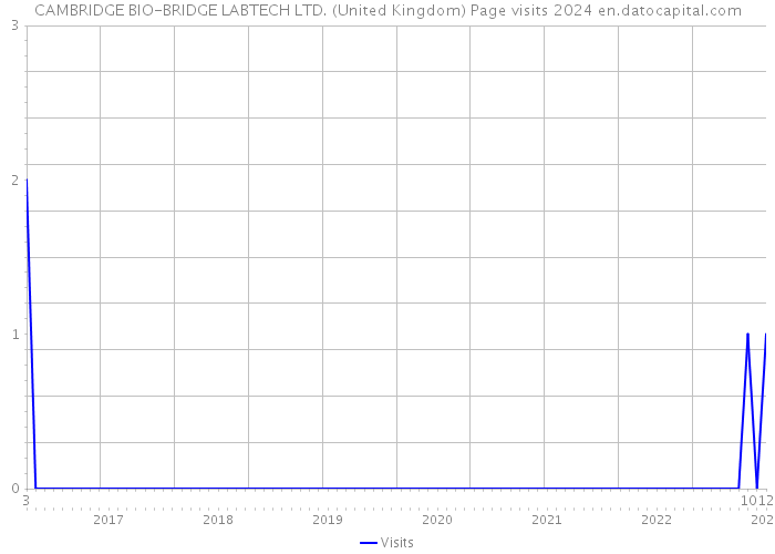 CAMBRIDGE BIO-BRIDGE LABTECH LTD. (United Kingdom) Page visits 2024 