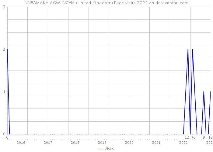 NNEAMAKA AGWUNCHA (United Kingdom) Page visits 2024 