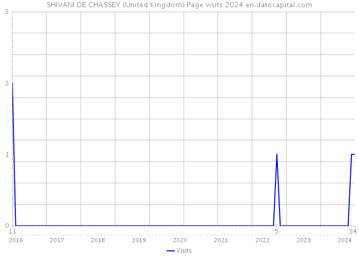 SHIVANI DE CHASSEY (United Kingdom) Page visits 2024 