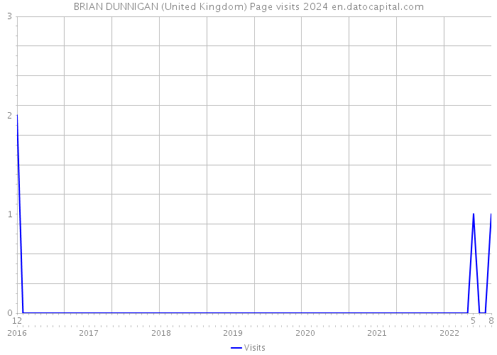 BRIAN DUNNIGAN (United Kingdom) Page visits 2024 