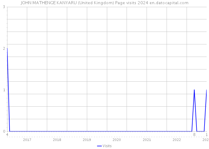 JOHN MATHENGE KANYARU (United Kingdom) Page visits 2024 