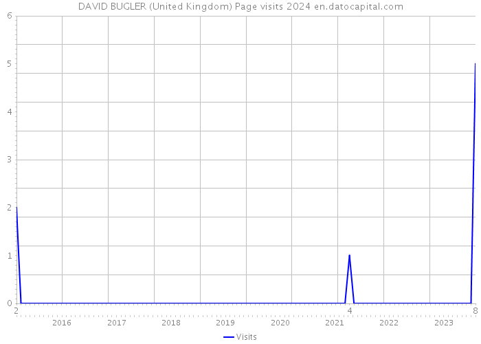 DAVID BUGLER (United Kingdom) Page visits 2024 