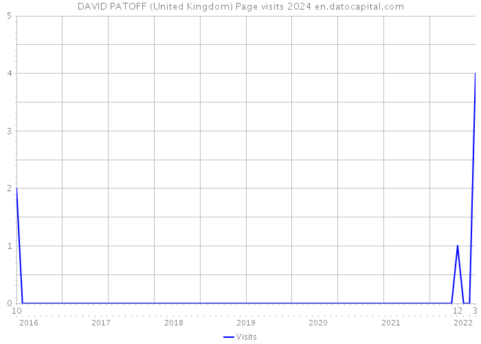 DAVID PATOFF (United Kingdom) Page visits 2024 