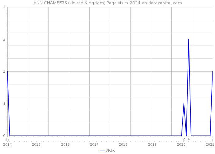 ANN CHAMBERS (United Kingdom) Page visits 2024 