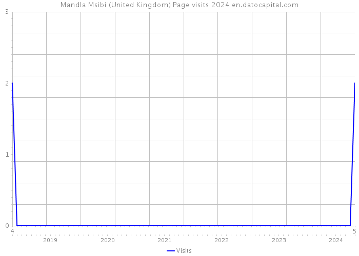 Mandla Msibi (United Kingdom) Page visits 2024 