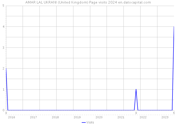 AMAR LAL UKRANI (United Kingdom) Page visits 2024 
