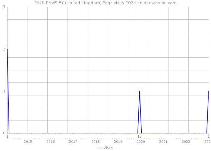 PAUL PAVELEY (United Kingdom) Page visits 2024 