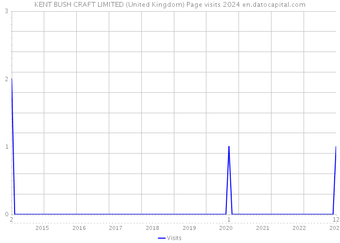 KENT BUSH CRAFT LIMITED (United Kingdom) Page visits 2024 