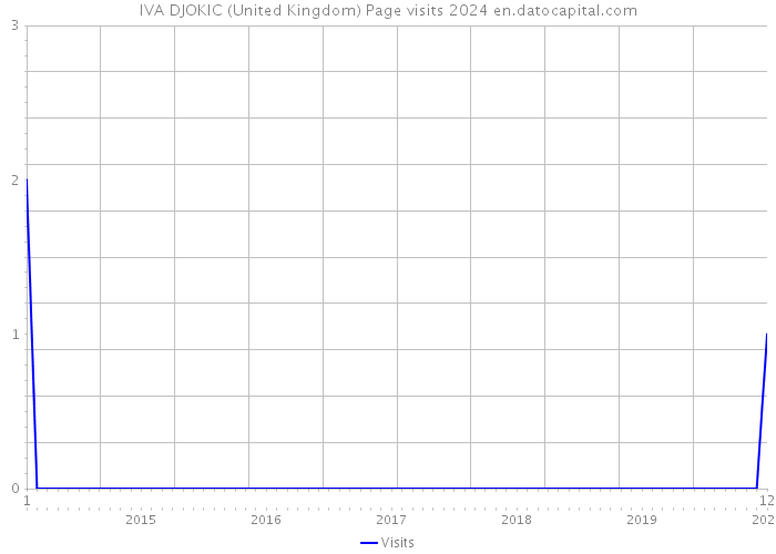 IVA DJOKIC (United Kingdom) Page visits 2024 