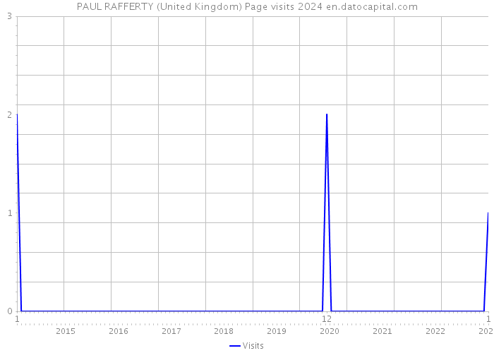 PAUL RAFFERTY (United Kingdom) Page visits 2024 