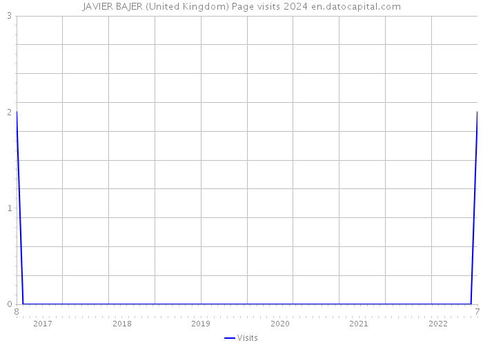 JAVIER BAJER (United Kingdom) Page visits 2024 