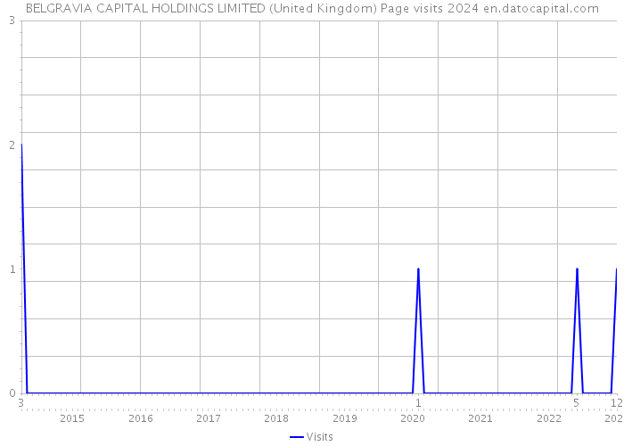 BELGRAVIA CAPITAL HOLDINGS LIMITED (United Kingdom) Page visits 2024 