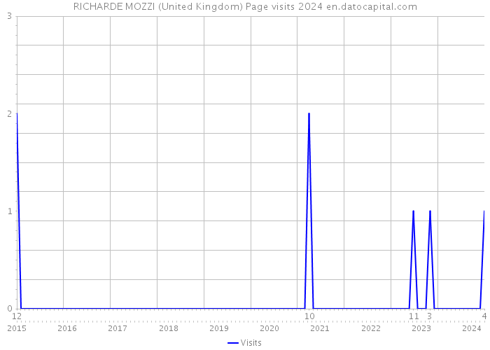 RICHARDE MOZZI (United Kingdom) Page visits 2024 