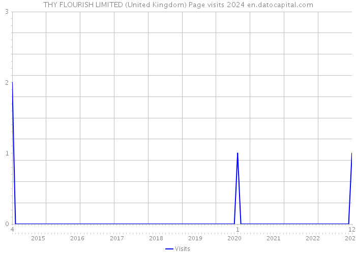 THY FLOURISH LIMITED (United Kingdom) Page visits 2024 