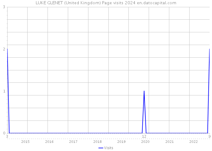 LUKE GLENET (United Kingdom) Page visits 2024 