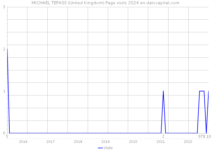 MICHAEL TEPASS (United Kingdom) Page visits 2024 