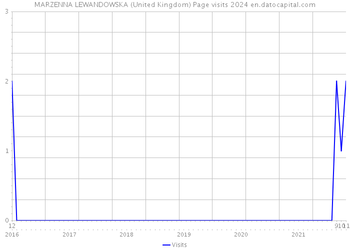 MARZENNA LEWANDOWSKA (United Kingdom) Page visits 2024 