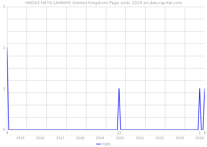 HADAS HAYA LAHIANY (United Kingdom) Page visits 2024 