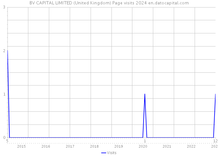 BV CAPITAL LIMITED (United Kingdom) Page visits 2024 